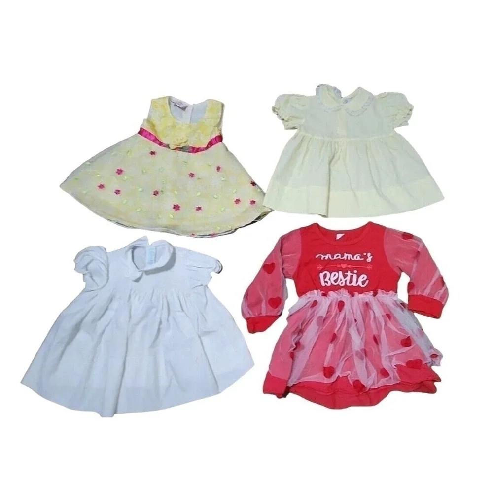 EUC Huge Assorted Lot Bundle Baby Girls ALLSEASON Clothing 20Pc Sz 12-18Months
